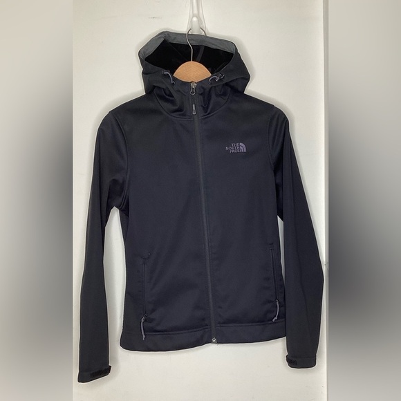 The North Face Womens Hooded  Black Fleece Lined Jacket SM. - Picture 1 of 12